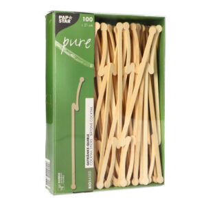 Mieszadełka do drinków z bambusa "PURE" 21cm "FLASH" 100szt.