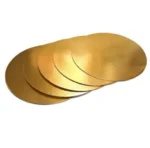 Podkładka pod tort 24 cm – złote krążki kartonowe, 100 sztuk - pod torty, ciasta, wypieki